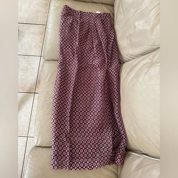 Anthro The Avery Pleated Wide-Leg Trousers by Maeve: Sheer Silk Edition - Picture 12 of 16